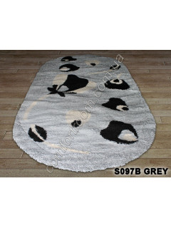Килим Shaggy 5b 097 grey ov